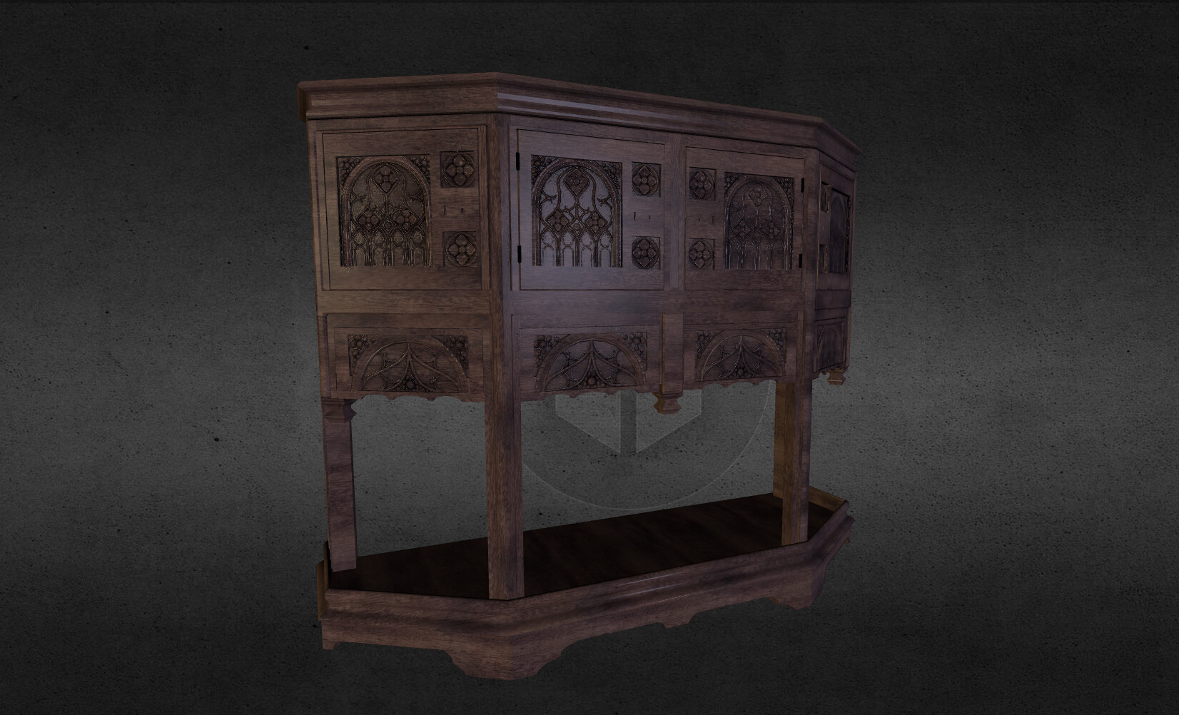 dressoir breton du 15e siècle