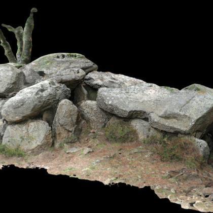 Dolmen du Mané Braz – reconstruction 3d