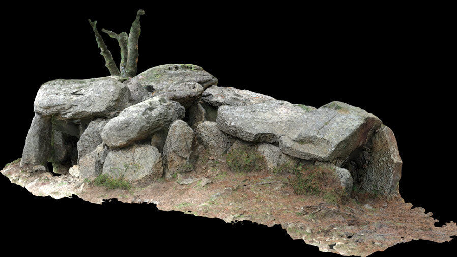 Dolmen du Mané Braz – reconstruction 3d