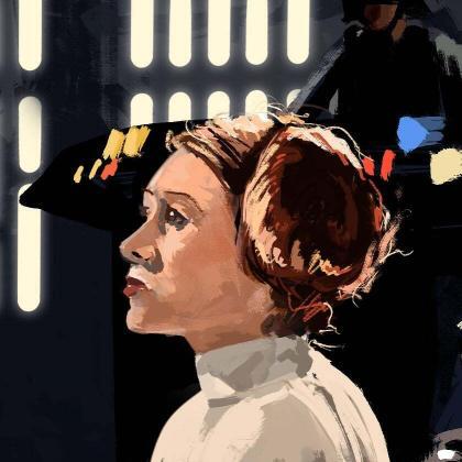 Peinture numérique – fan art Star wars