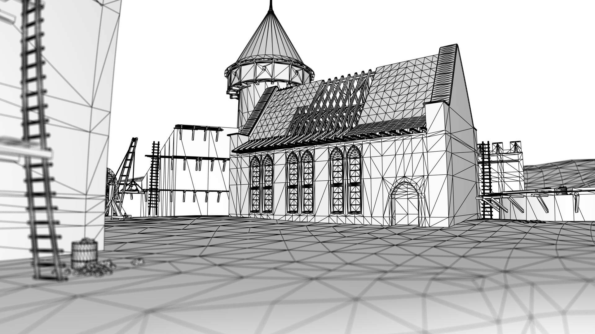 Restitution 3d Un Chateau Fort Du Moyen Age A La Renaissance Restitution 3d Un Chateau Fort Du Moyen Age A La Renaissance